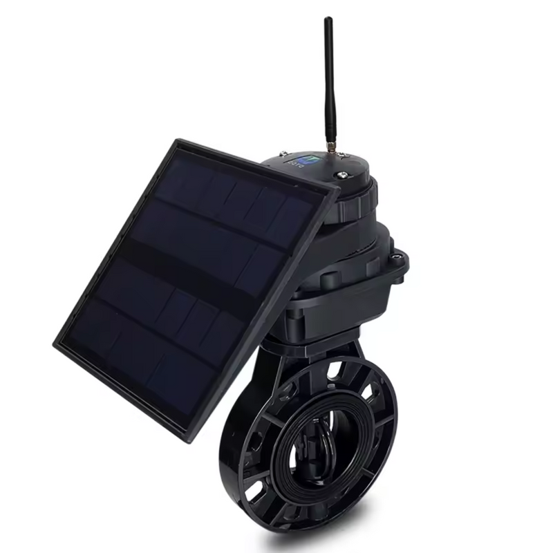 Butterfly Valve Smart Water Irrigation Solar Powered System