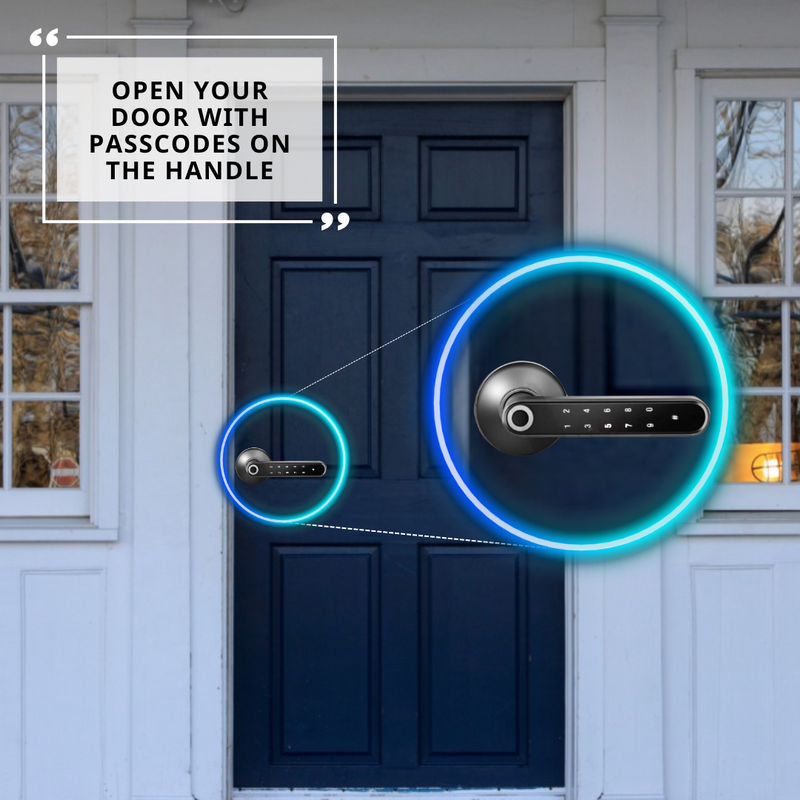 Benefit Fingerprint Smart Door Handle Black