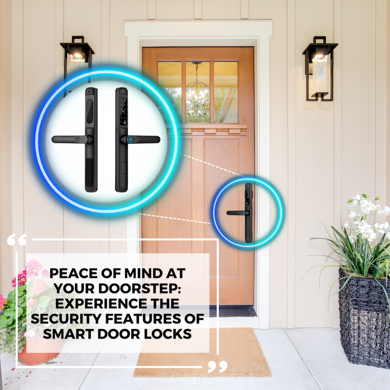Smart Door Lock Slim Security Features
