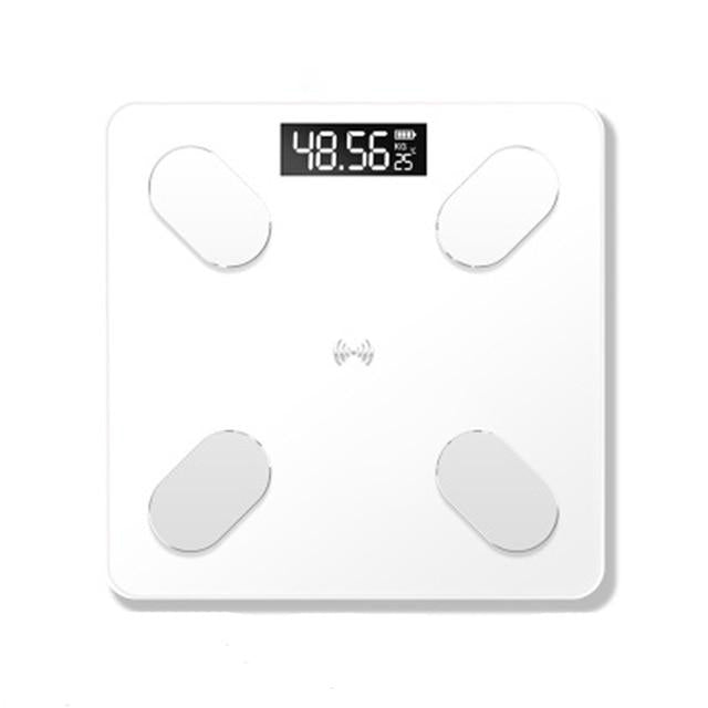 Bluetooth Body Scale white Smart Body Scale Mobile App Weight Monitoring
