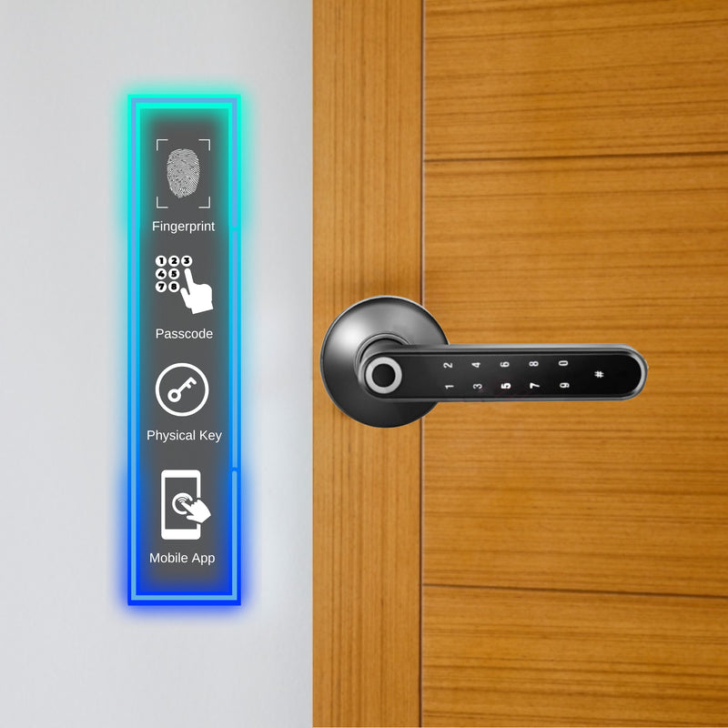 Icons Fingerprint Smart Door Handle