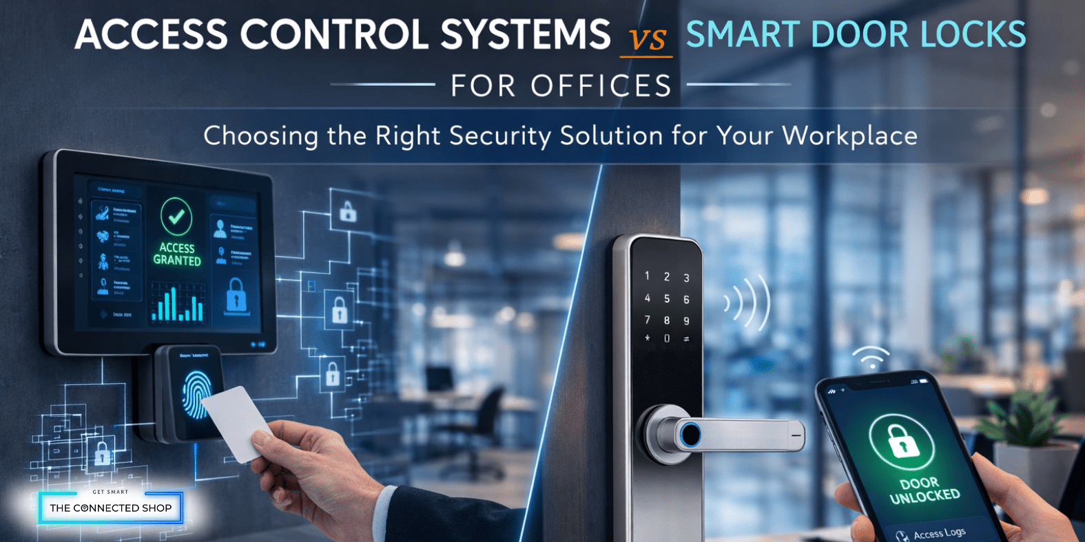 Sistemas de control de acceso frente a cerraduras inteligentes para of