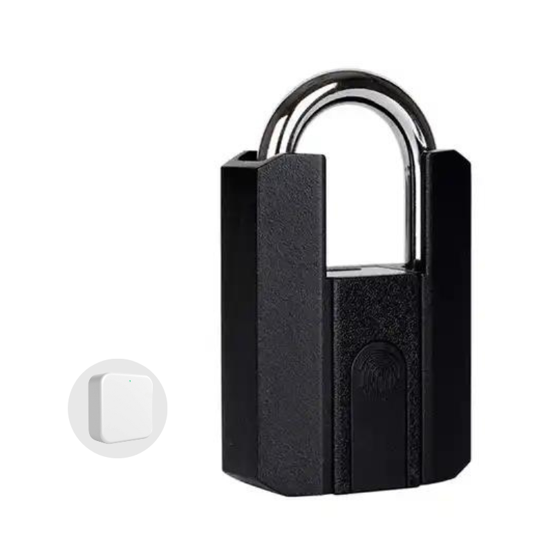 Black Smart Bluetooth Padlock with Gateway