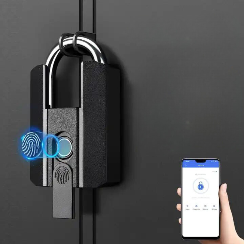 Fingerprint and mobile app Smart Bluetooth Padlock