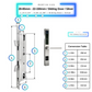 Smart Door Lock Sleek Silver 2885 330mm sliding door