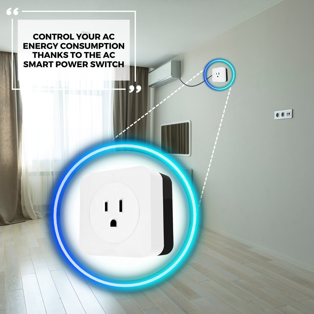 AC Smart Power Switch - Smart Power Switch for AC and WiFi Mobile App ...