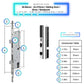 Auto Lock Smart Door Lock - Silver - 35-85mm (22x270mm) Sliding Door Multipoint -