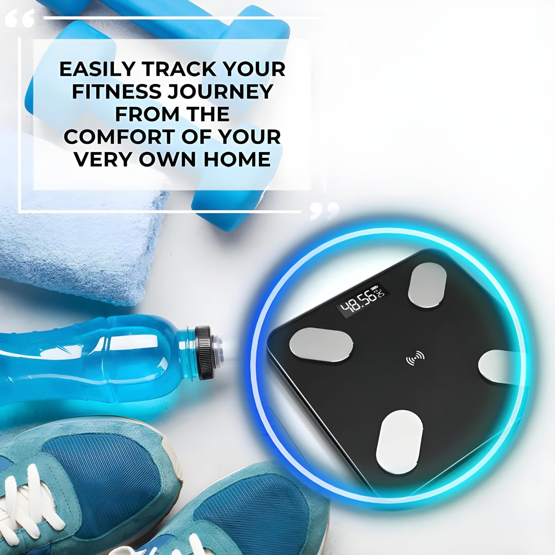 Bluetooth Body Scale - Smart Body Scale with Mobile App Weight Monitoring