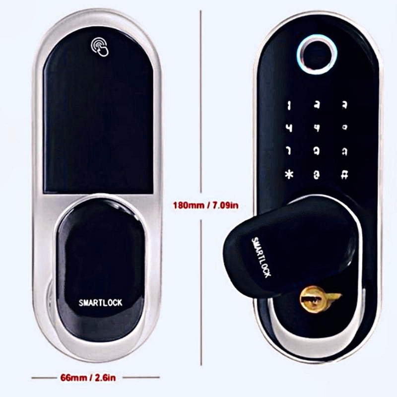 Deadbolt Smart Pad Door Lock - -