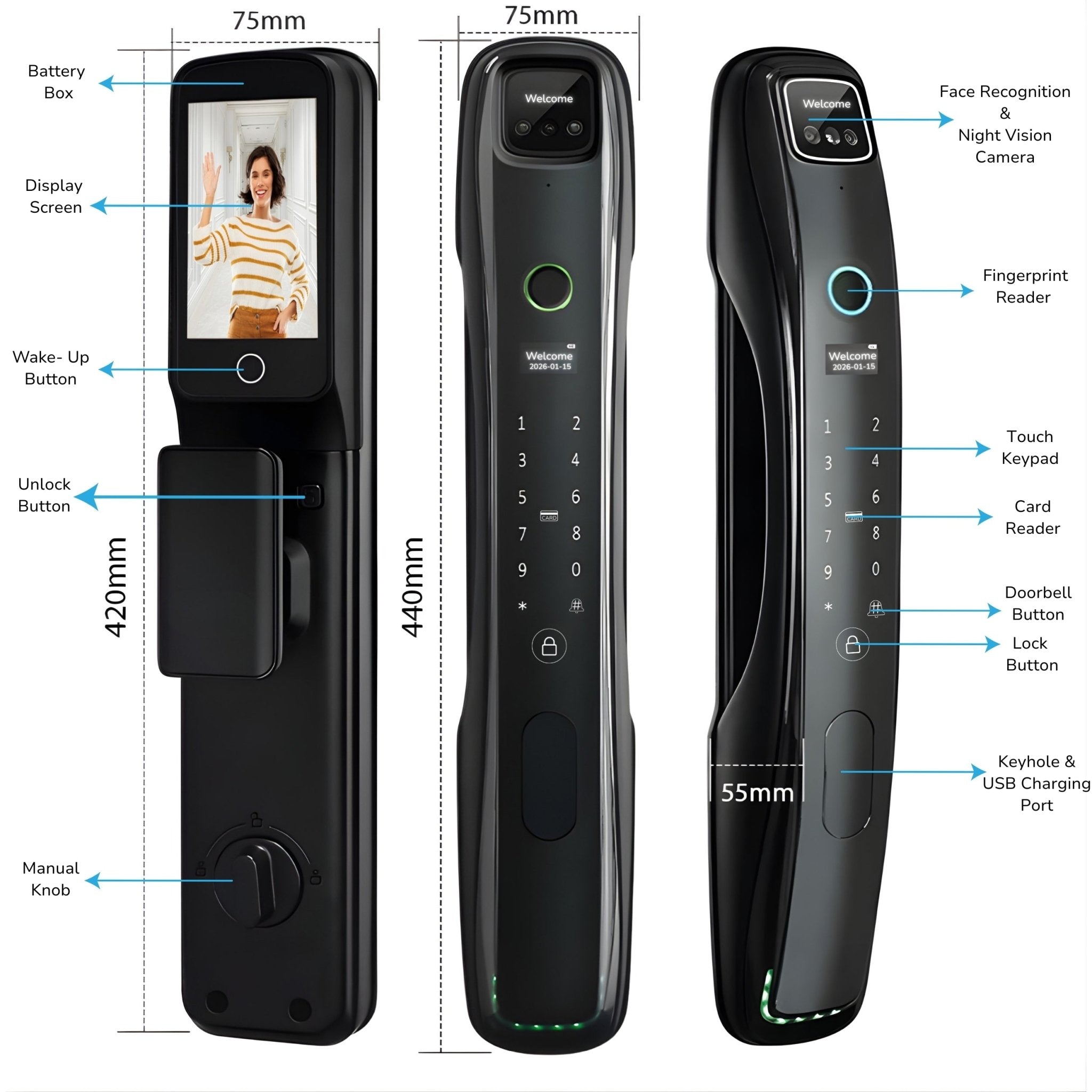 face-rec-smart-lock-max-black-