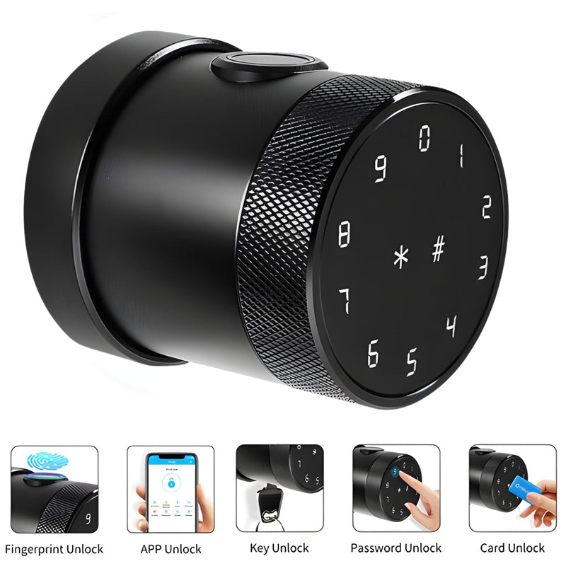 Fingerprint_Door_Knob_ black