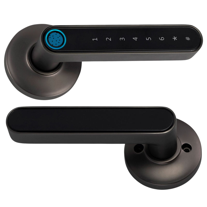 Fingerprint Smart Door Lock Black