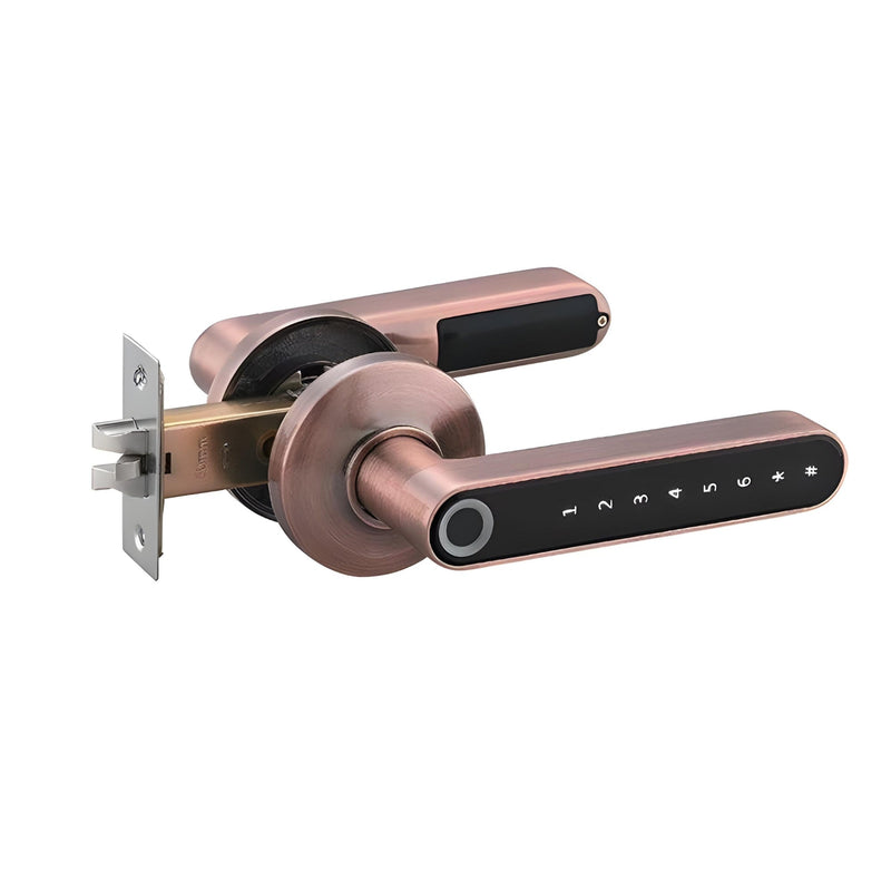 Fingerprint Smart Door Lock Bronze