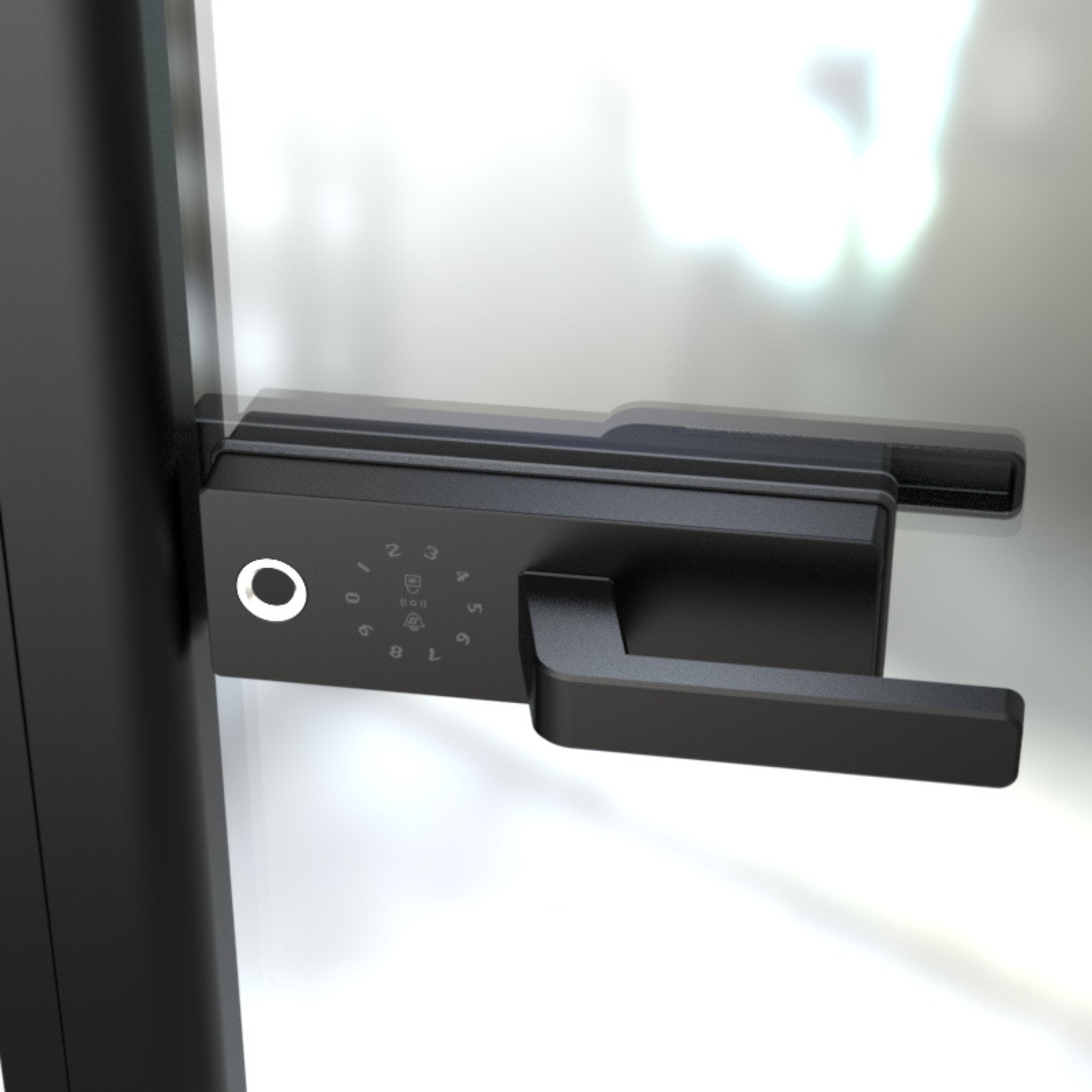 Glass Swing Door Smart Lock - Smart Lock Deadbolt, Swing Door Smart ...