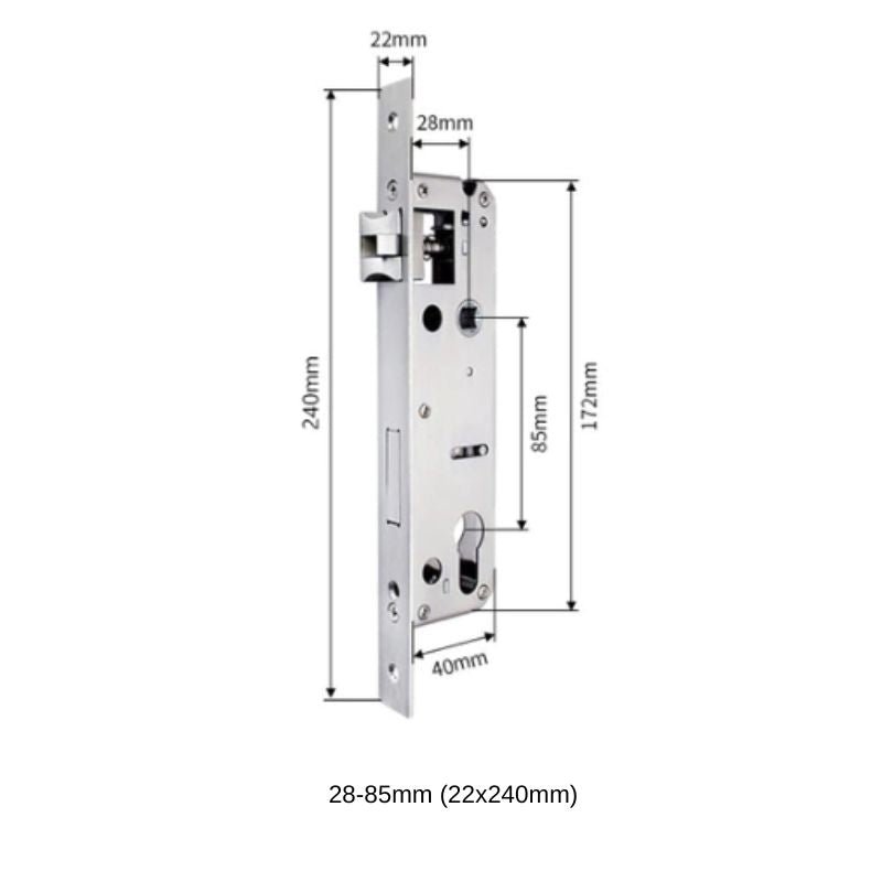 Mortises - 28-85mm (22x240mm) - -