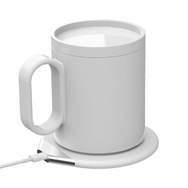 Mug Warmer Wireless Charger - White - -