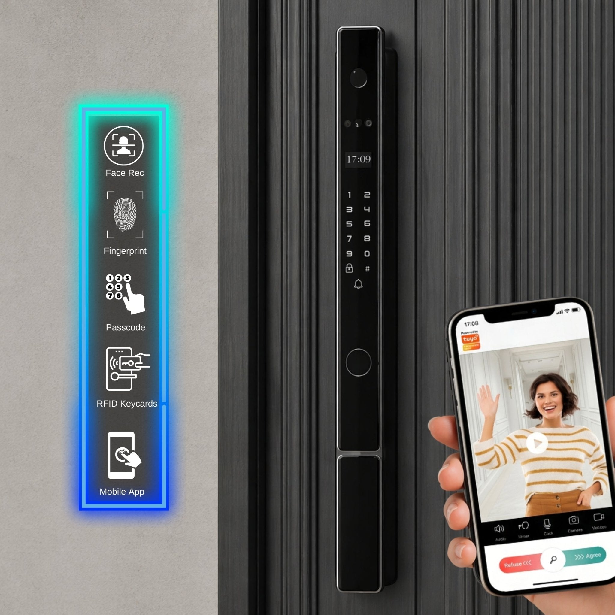 Next Gen Smart Lock Pro - Deadbolt Auto Locking Mechanism Smart Lock