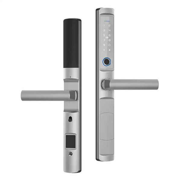 Sliding Door Smart Lock - No mortise - Silver - Without Gateway