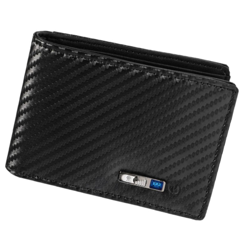 Smart Bluetooth Wallet Bifold - Black Stripes - -