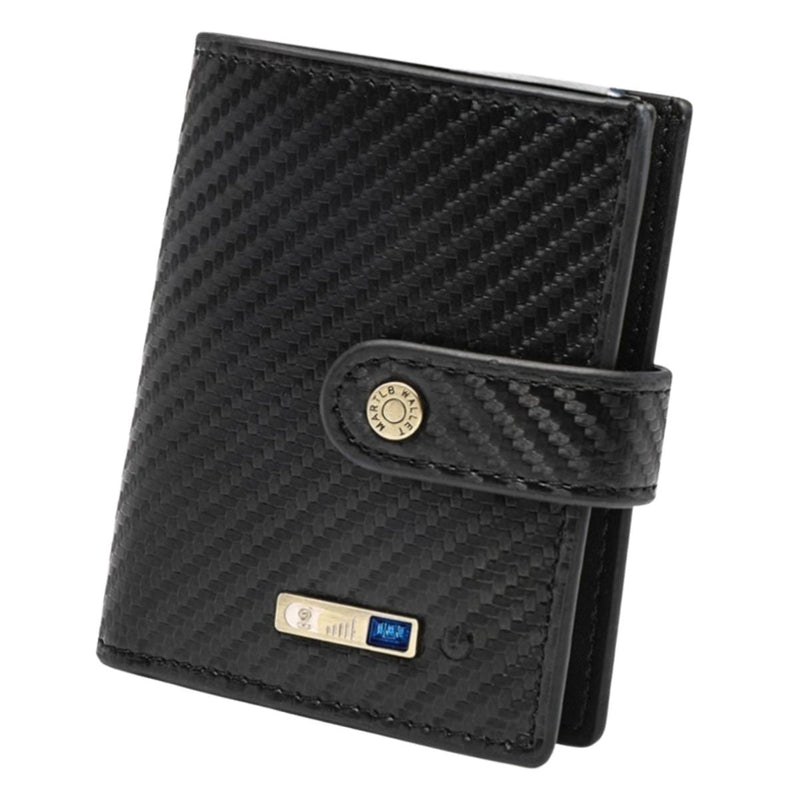 Smart Bluetooth Wallet Strap - Black Stripes - -