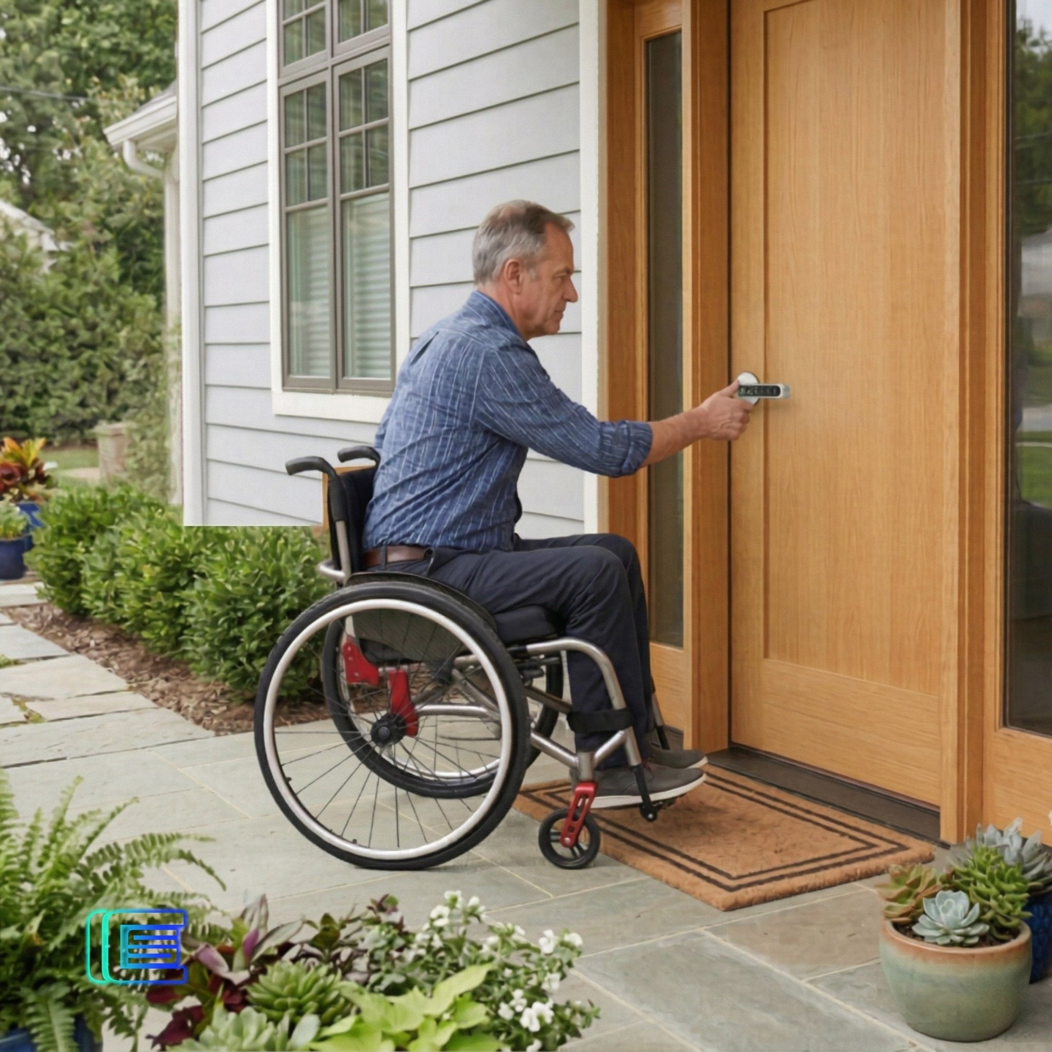 Smart Door Handle ADA - Smart Lock for Americans with Disabilities Act