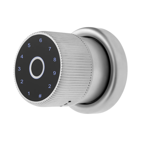 Smart Door Knob Lock Silver