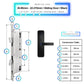 Smart Door Lock - 35-85mm (22x270mm) Sliding Door - Black -