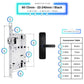 Smart Door Lock - 60-72mm (22x240mm) - Black -