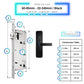 Smart Door Lock - 60-85mm (22x240mm) - Black -
