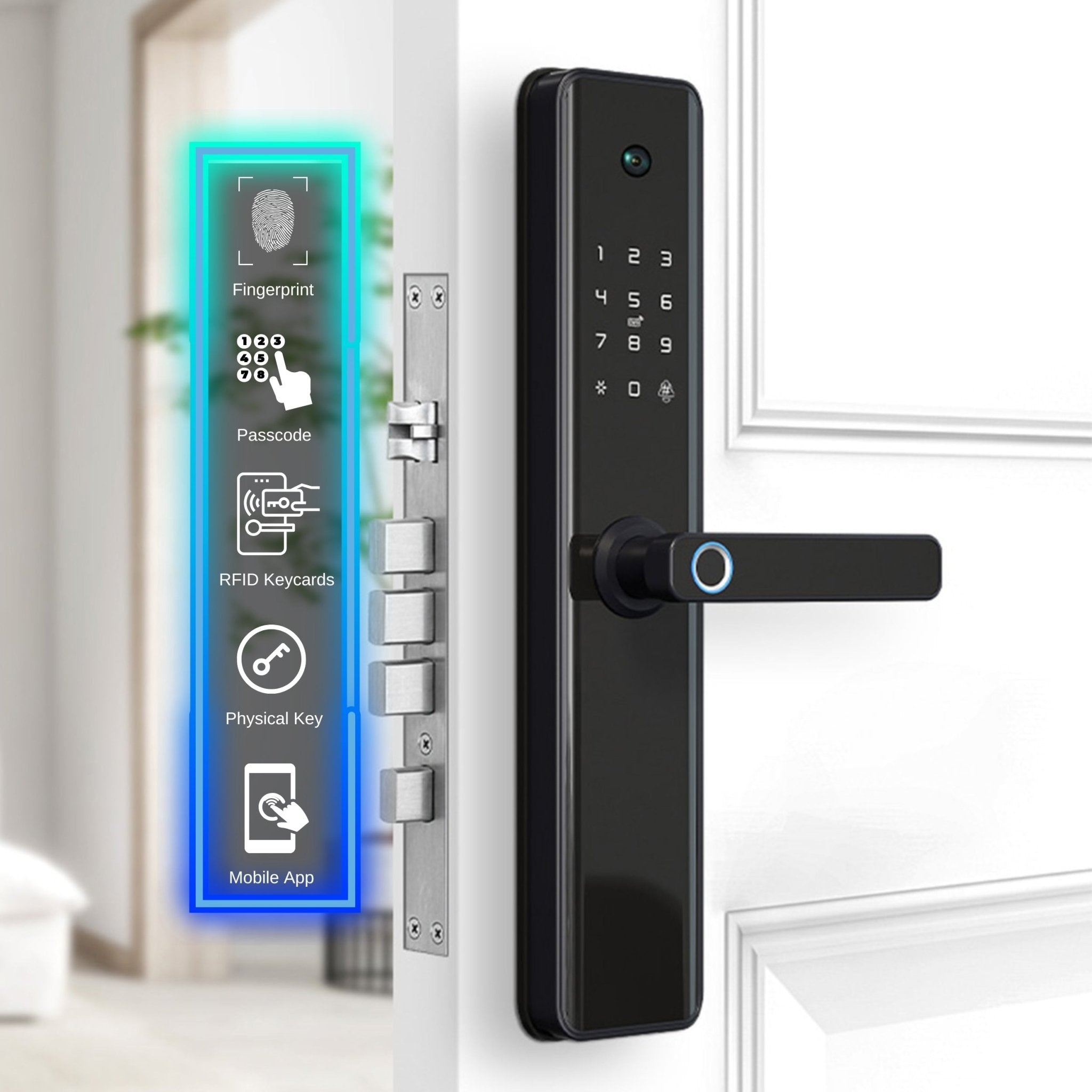 Lockbox Camera Smart Door Lock Camera - Door Lock with Camera, Smart Lock with Camera ...