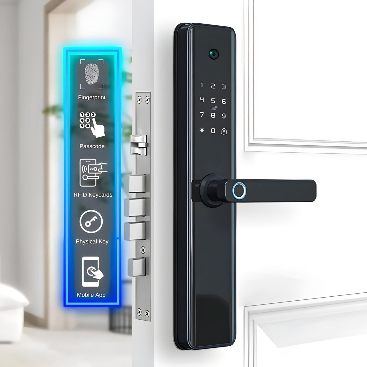 Padlock Camera Smart Door Lock Camera - Door Lock with Camera, Smart Lock with Camera