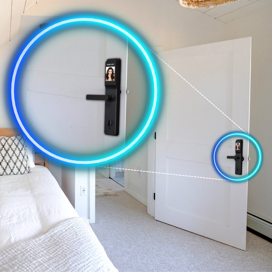 Smart Door Lock Camera - Door Lock with Camera, Smart Lock with Camera ...