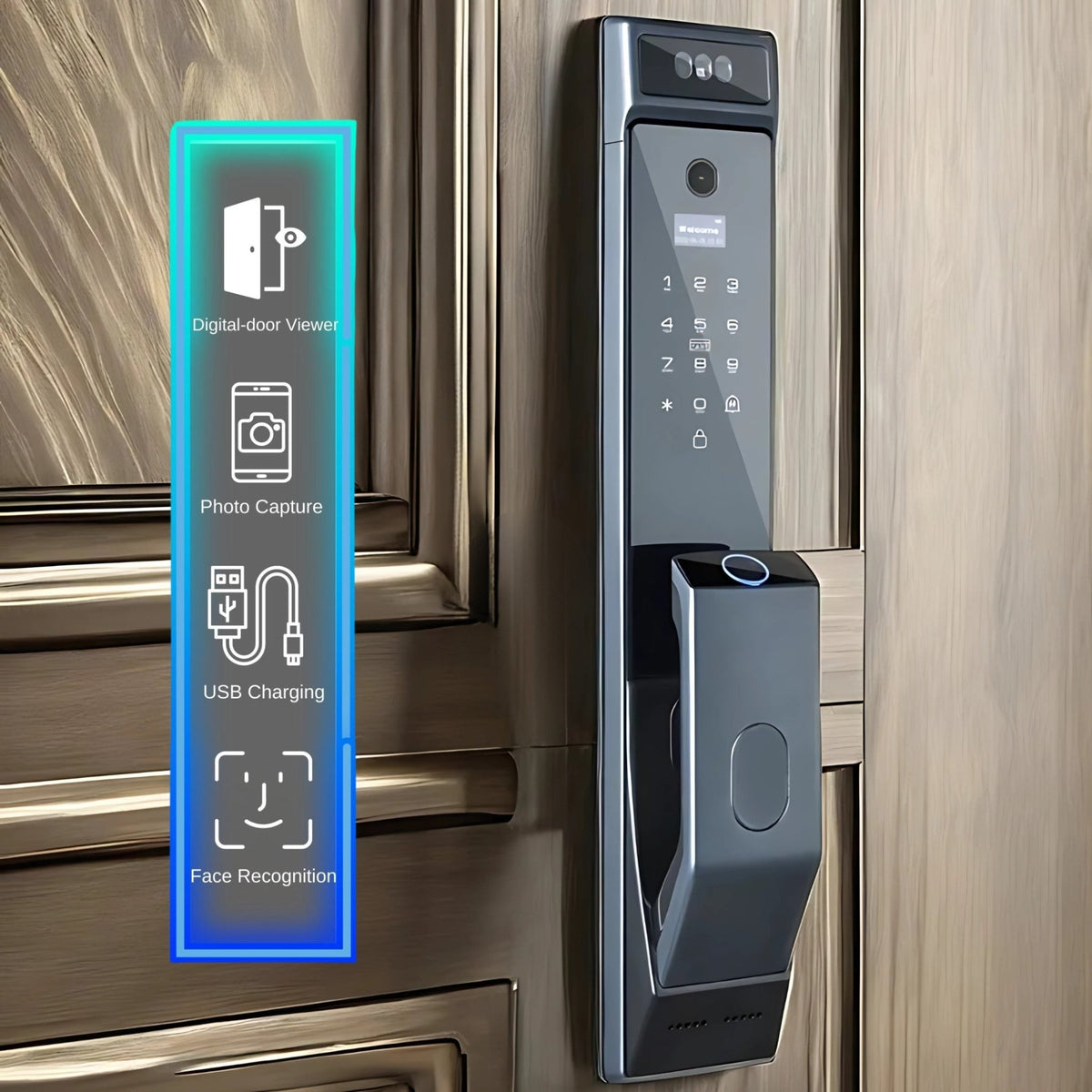 Padlock Camera Face Rec Smart Lock Pro - Camera Face Recognition Smart Door Lock