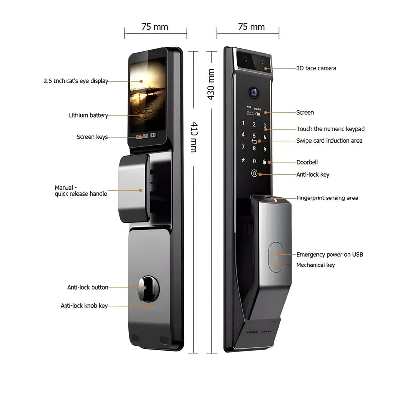 smart-door-lock-face-recognition-plus-gray-no-mortise-401553