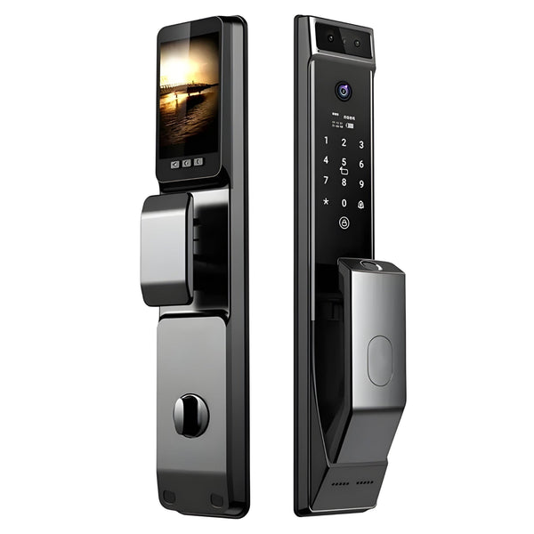 Smart Door Lock Face Recognition Plus Silver