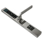 smart door lock sleek silver 2