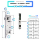 Smart Door Lock Sleek - Silver - 45-85mm (22x240mm)