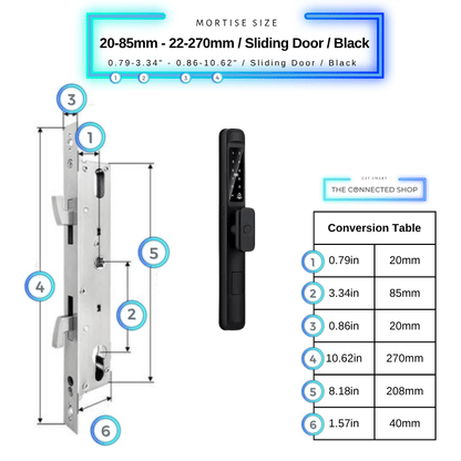 Serrure Intelligente pour Porte Slim