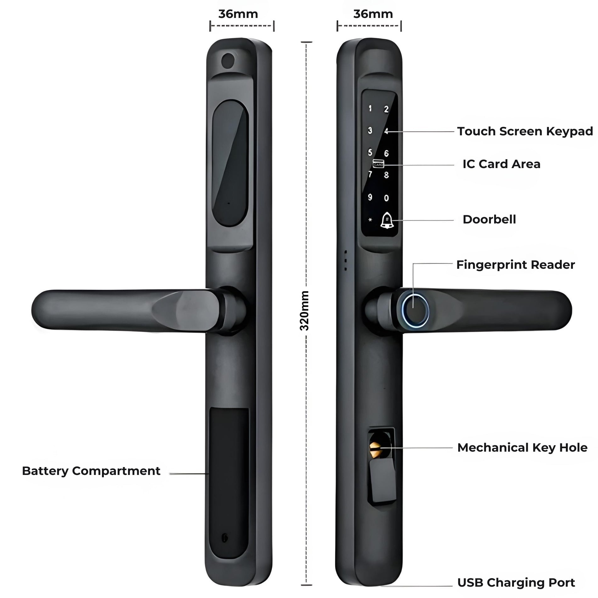 Smart_Door_Lock_Slim_measurements
