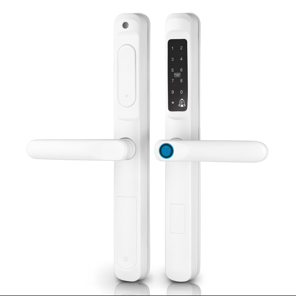 Smart Door Lock Slim - No Mortise - White