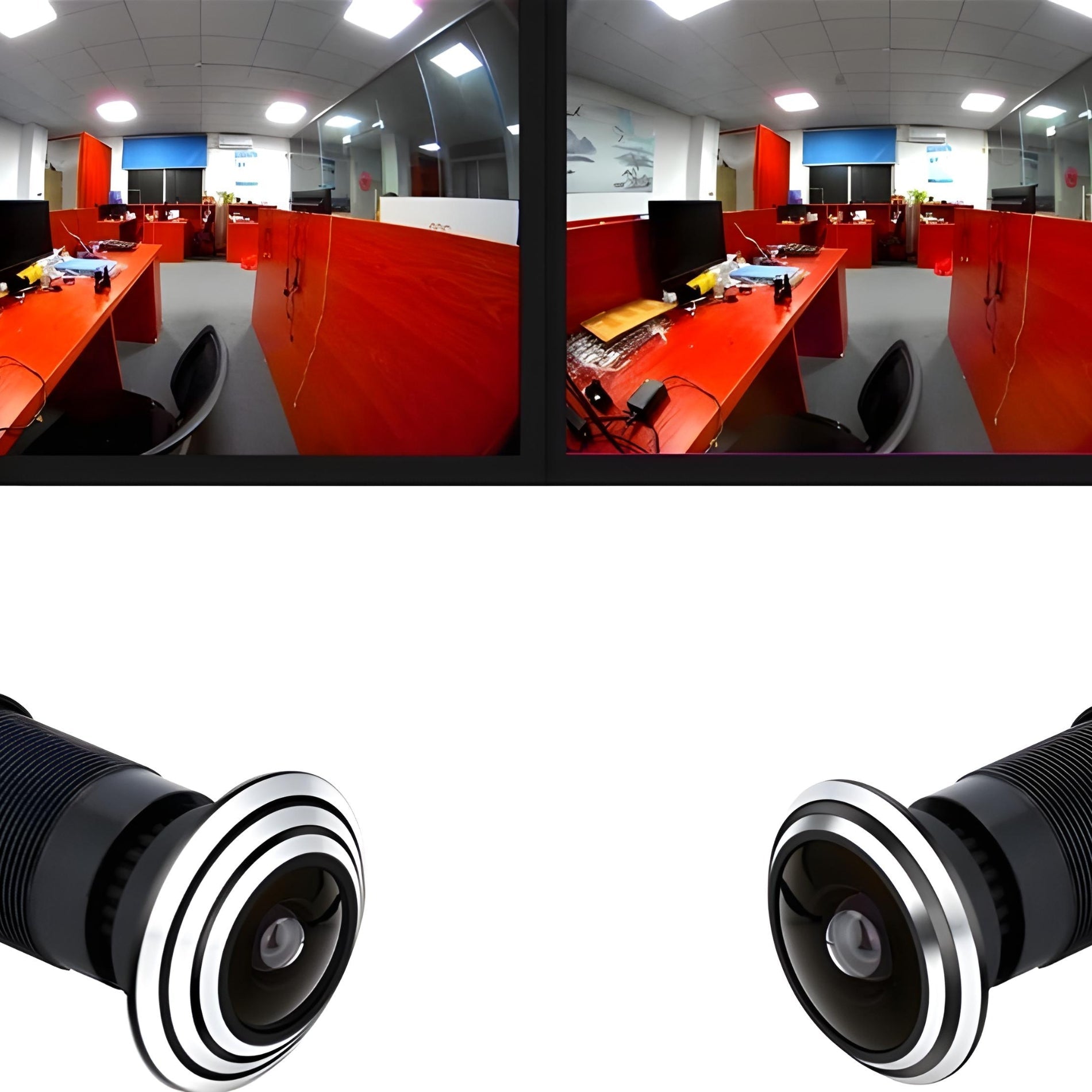 Smart Door Peephole Camera with HD Live Wide-angle Video and WiFi ...