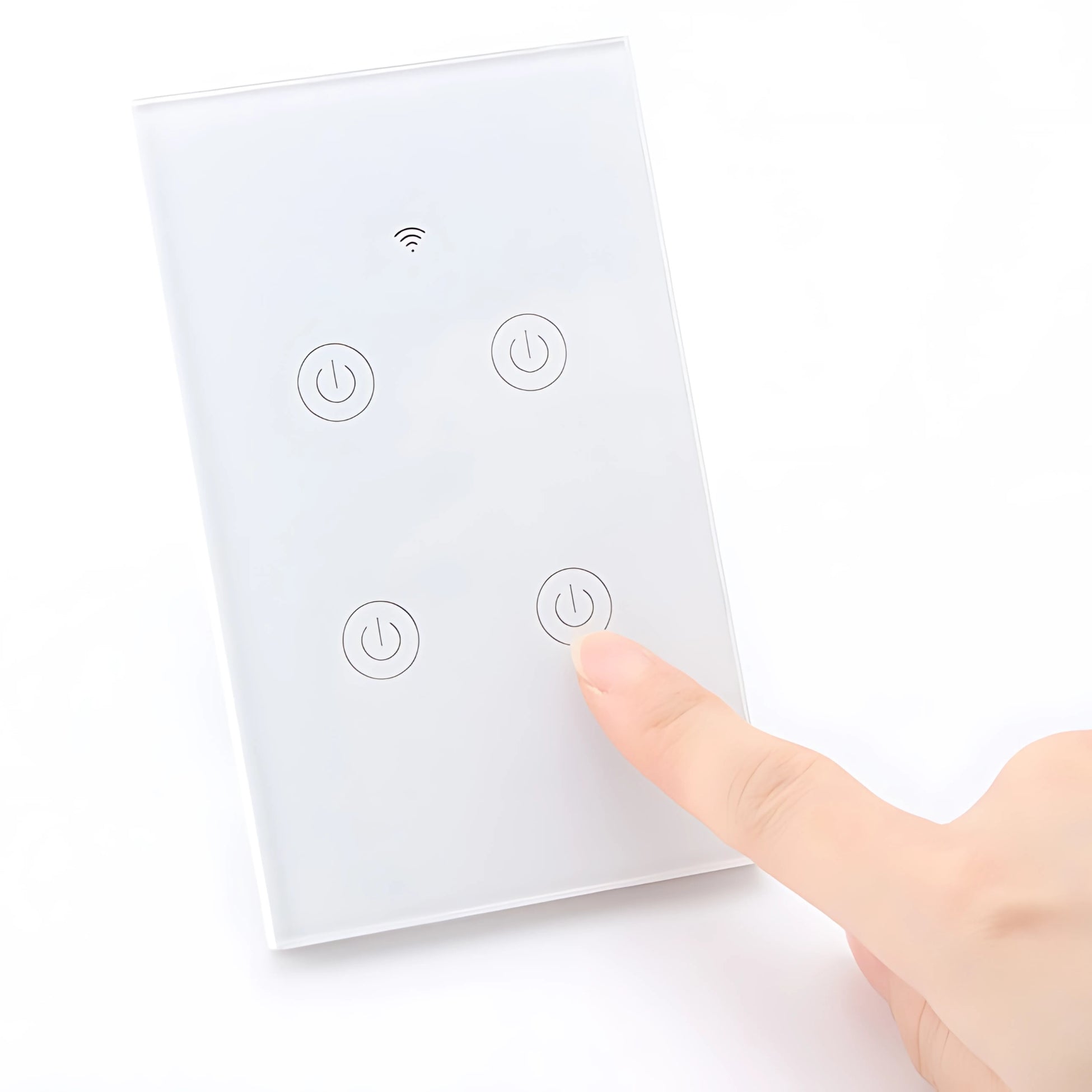 Smart Light Switch - Touch Panel Light Switch with WiFi Mobile App