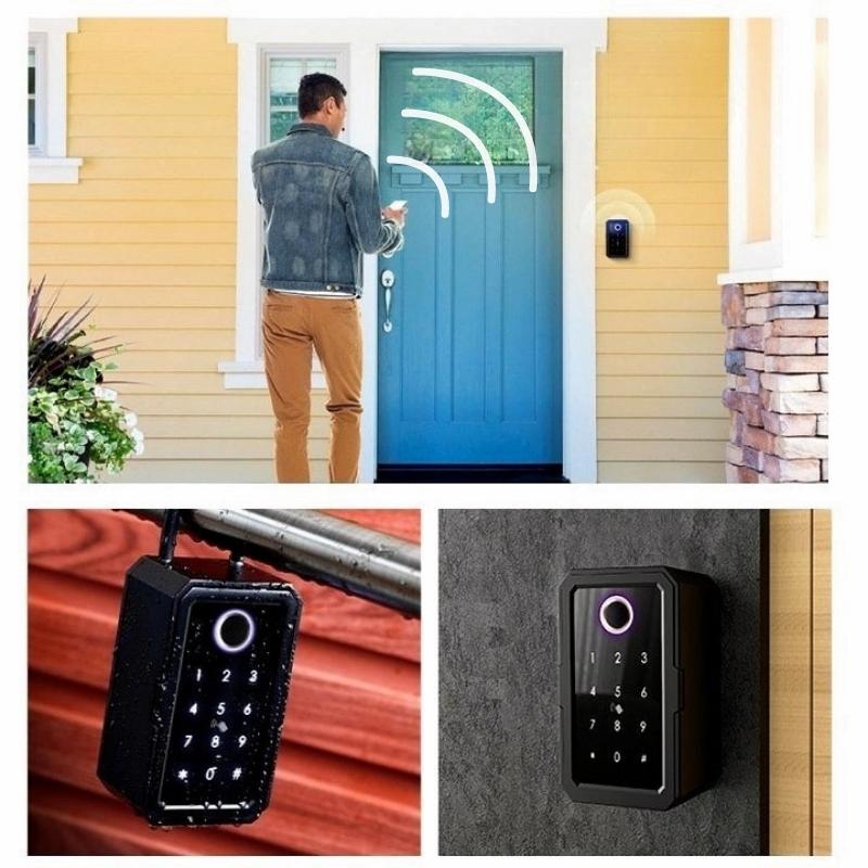 Tech Box Smart Lock Smart Lockbox - Smart Lockbox Airbnb & Smart Lockbox for Keys – The ...