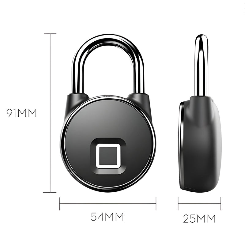 Smart Padlock Bluetooth Black 1