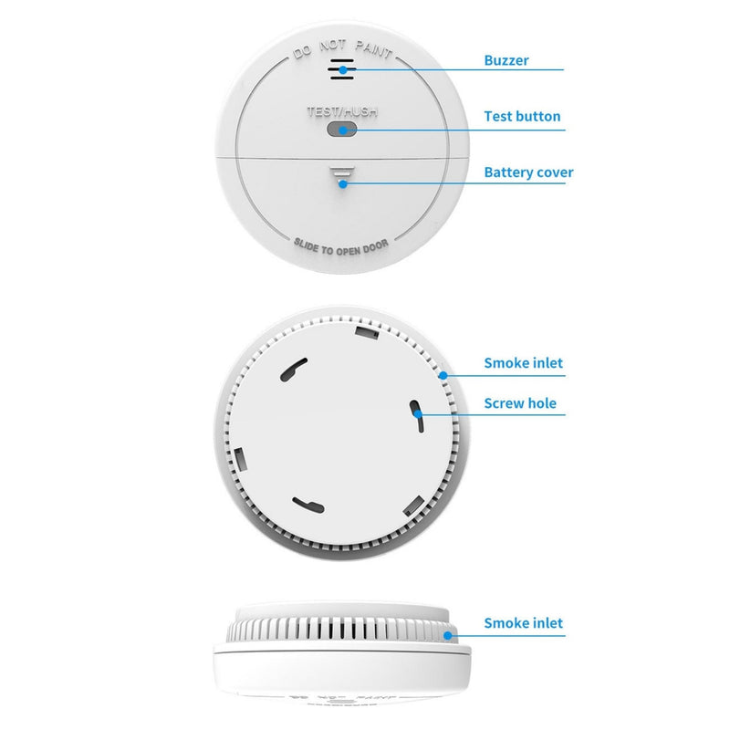 Smart Smoke Detector - 3 pieces - -