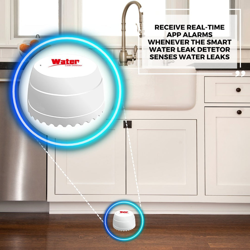Smart Water Leak Detector - Water Leak Sensor & Water Leak Detector