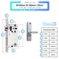 Universal Smart Door Lock Camera - 50-50mm (22x160mm) - Silver -
