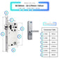 Universal Smart Door Lock Camera - 50-50mm (22x170mm) - Silver -