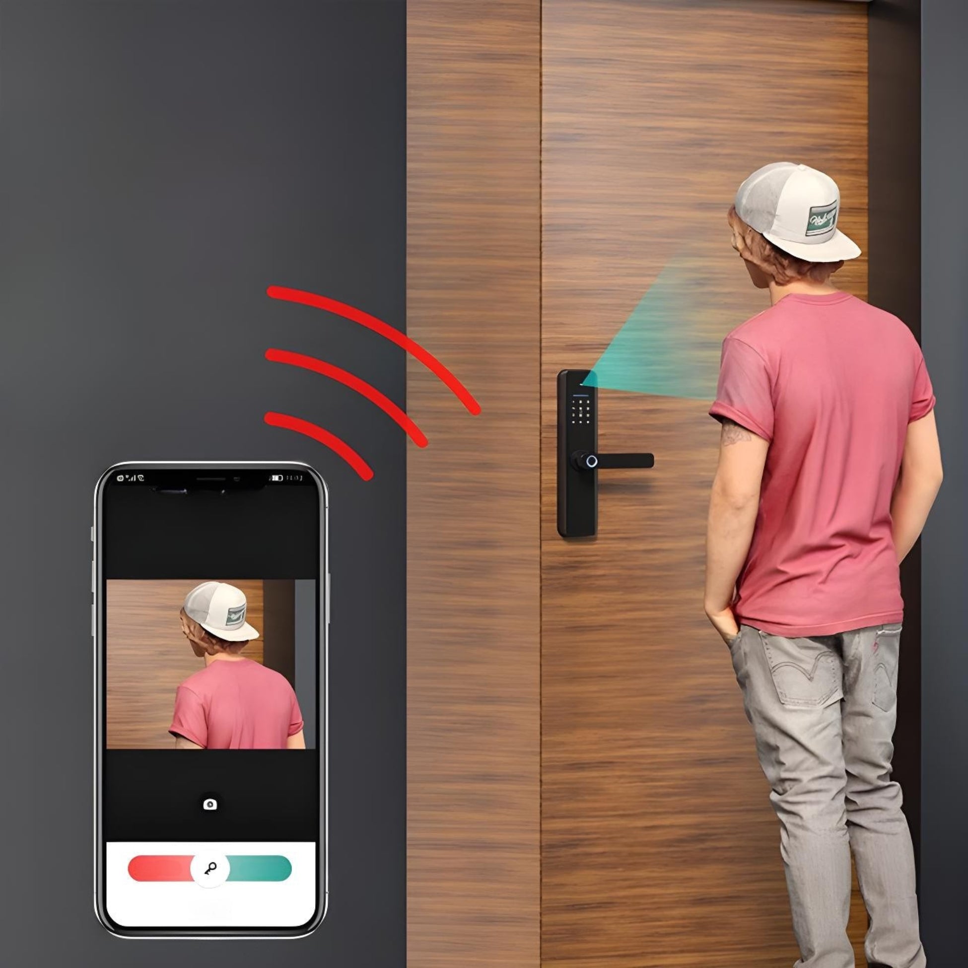 Universal Smart Door Lock Camera - Camera Smart Door Lock for US Doors ...
