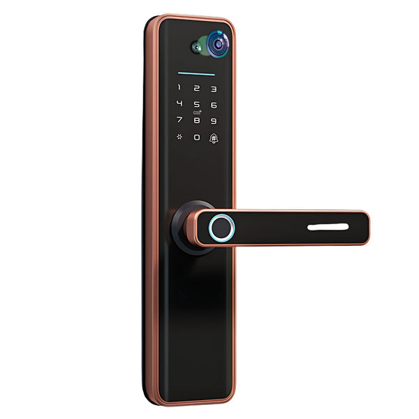 Universal Smart Door Lock Camera Bronze